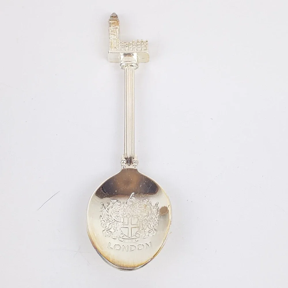 Vintage Collectible S.S.L Silver Plated London Big Ben Souvenir Stamped Spoon